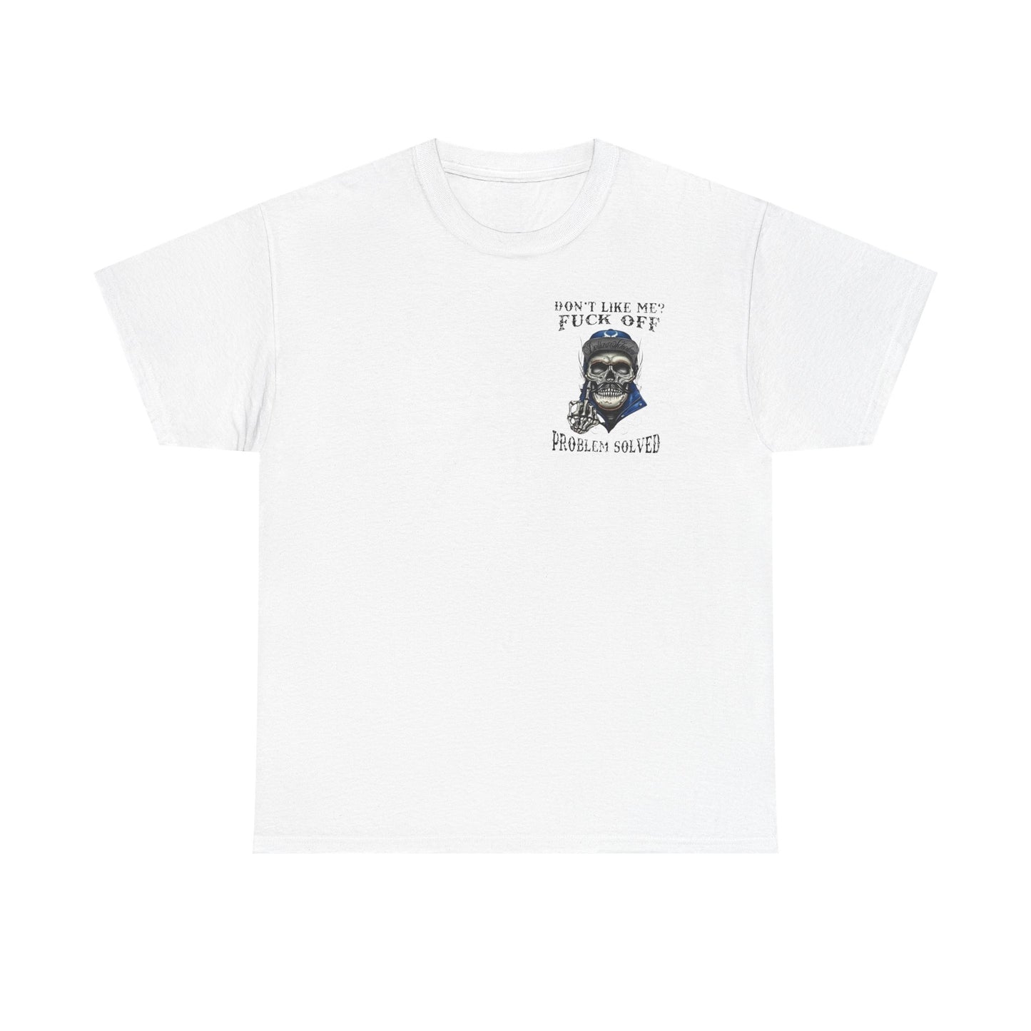 Rebellious Skull Graphic Tee - Unisex Heavy Cotton Shirt, Alternative Fashion, Statement Shirt, Gift for Him and Her, Everyday Wear