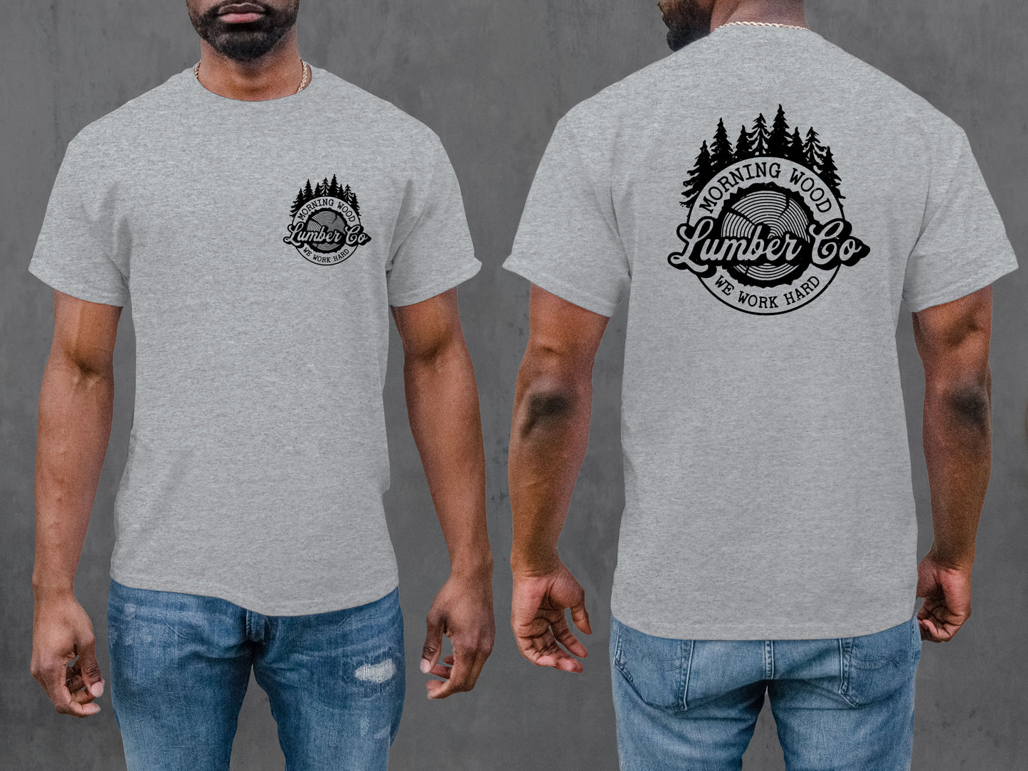 Morning Wood Lumber Co. (Front and Back design)