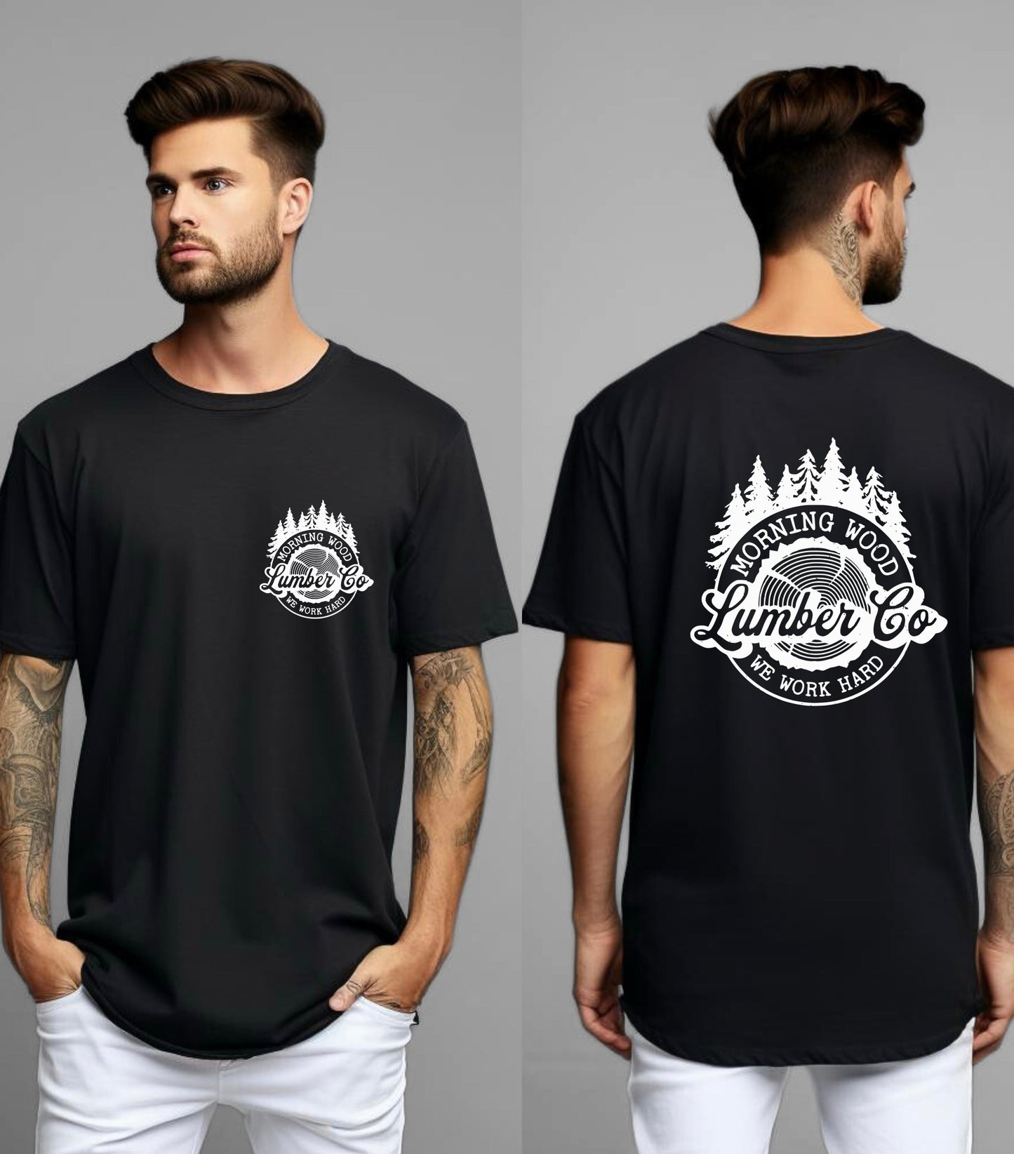 Morning Wood Lumber Co. (Front and Back design)