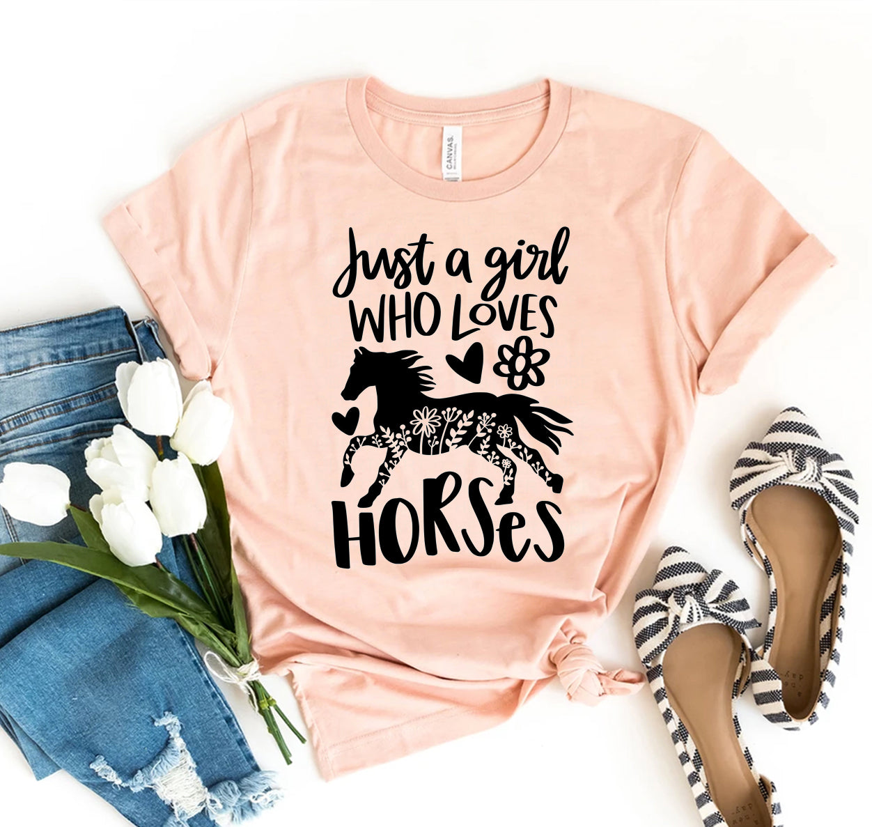 Just A Girl Who Loves Horses T-shirt